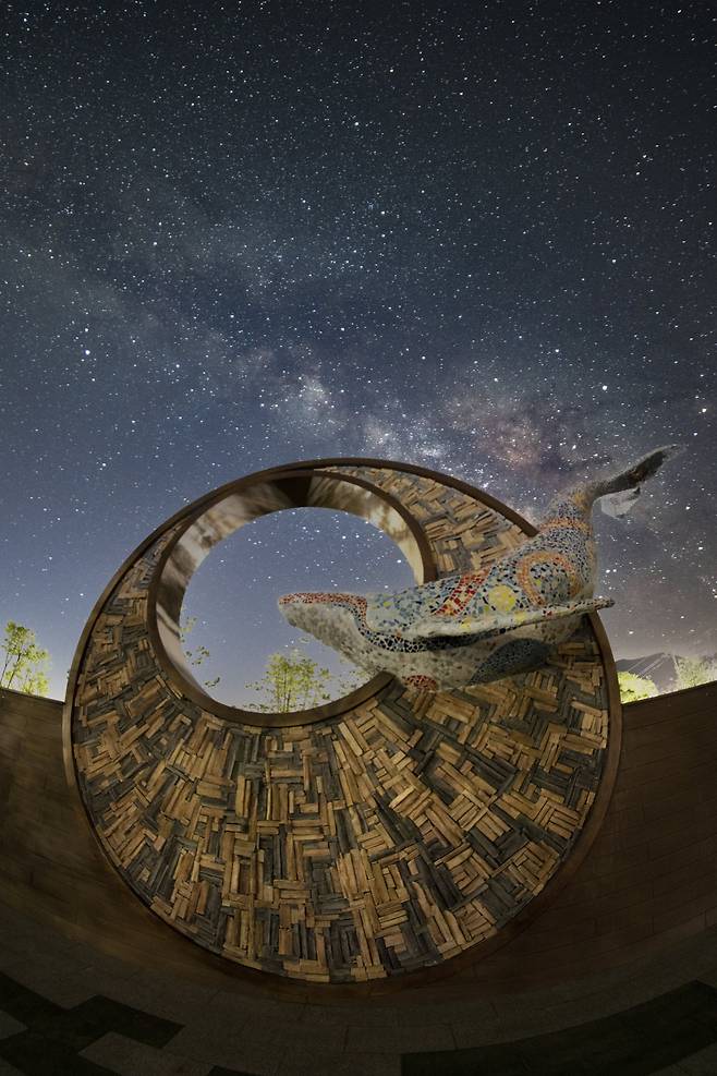 오로라파크 눈꽃전망대에서 관측한 은하수