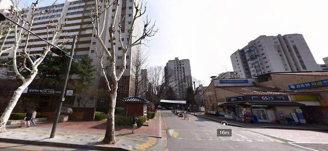 고덕동 아파트단지. [네이버 로드뷰]