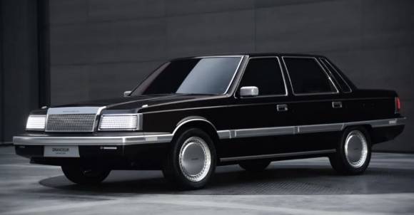 전기차로 돌아온 각그랜저 - 현대자동차의 ‘그랜저EV’ 콘셉트 이미지. 양산 계획은 없다. 현대차 제공