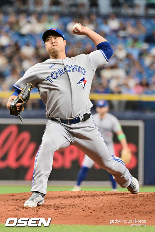 [사진] 토론토 블루제이스 류현진. ⓒGettyimages(무단전재 및 재배포 금지)