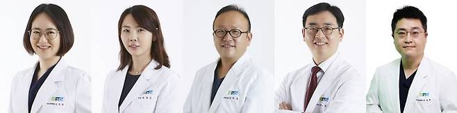 순천향대천안병원 두경부암 다학제팀인 △조인영(방사선종양학과) △김정은(피부과) △박재홍(이비인후과) △반명진(이비인후과) △원용균(방사선종양학과)