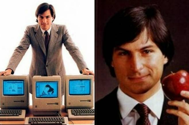 젊은 시절의 스티브 잡스 /사진=트위터 캡처
