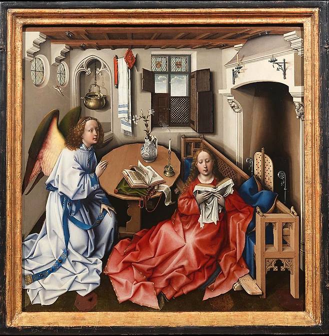 ‘메로데 제단화’ 중앙 패널.