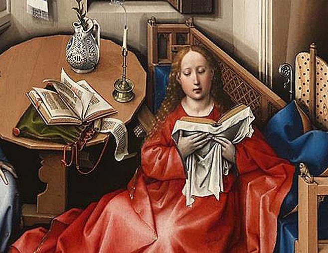 ‘메로데 제단화’ 부분.