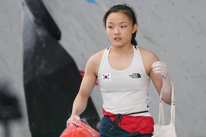 ▲ 2022 항저우 아시안게임 스포츠클라이밍 여자 콤바인에서 은메달을 따낸 서채현 ⓒ연합뉴스