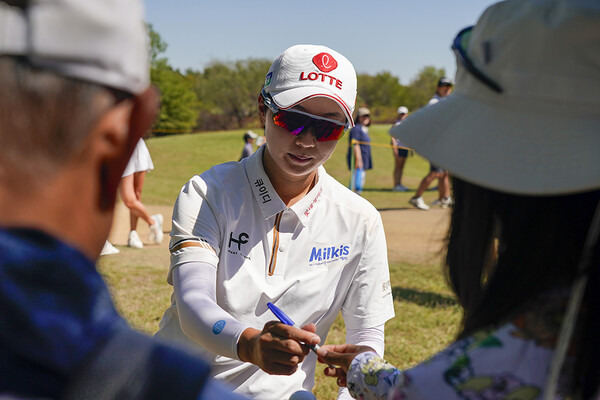 2023년 미국여자프로골프(LPGA) 투어 어센던트 LPGA 베너피팅 볼런티어스 오브 아메리카 대회 우승 경쟁에 뛰어든 김효주 프로. 사진제공=Getty Images_LPGA