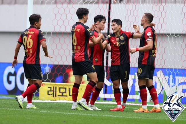 FC서울 선수들. /사진=한국프로축구연맹