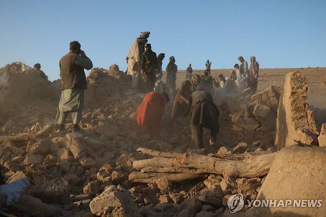 아프간 강진  [AFP=연합뉴스 자료사진]