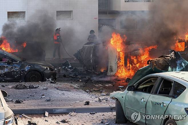 이스라엘 가자지구 공격 [AFP=연합뉴스 자료사진]