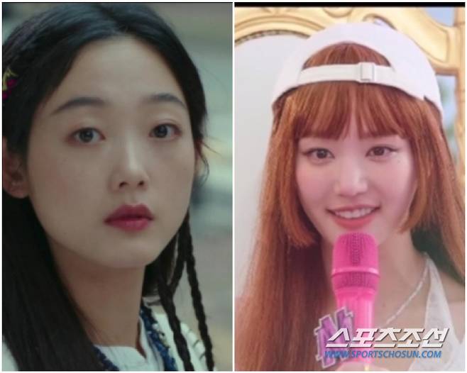 이유미(왼쪽)와 이유비. 사진 출처=JTBC, SBS