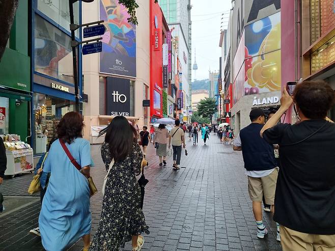 서울시 중구 명동 거리. 김영철 기자