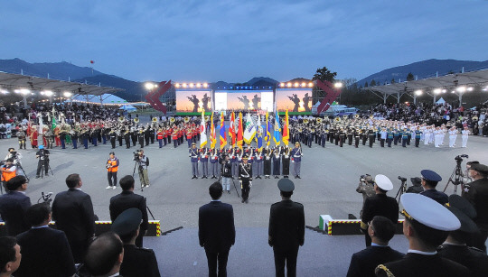 2023 계룡軍문화축제&지상군페스티벌 공동개막식 장면 사진=계룡시 제공