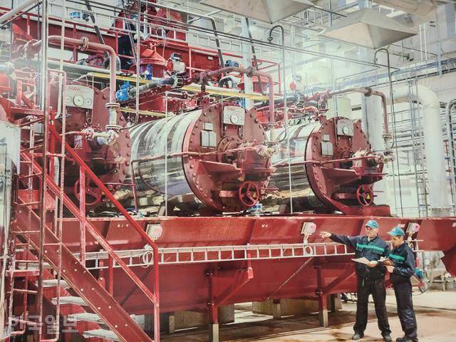 마비텍이 개발한 가축분뇨 재자원화 시설의 모습. 헤이르휘호바르트=윤현종 기자