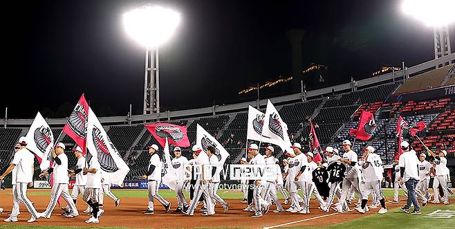 ▲ LG 트윈스 정규시즌 우승 ⓒ곽혜미 기자