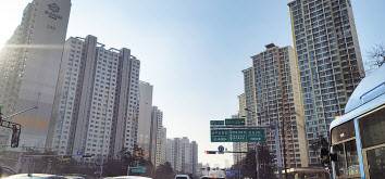 잠실동 아파트 단지 전경. 오른쪽 단지가 리센츠. [헤럴드경제DB]