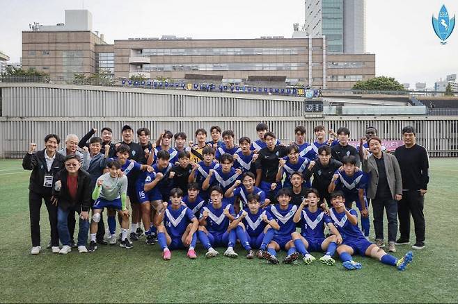 숭실대학교는 U리그1 2권역에서 8승 3무 19득점 4실점을 기록 중이다. 사진=숭실대학교 축구단 프런트