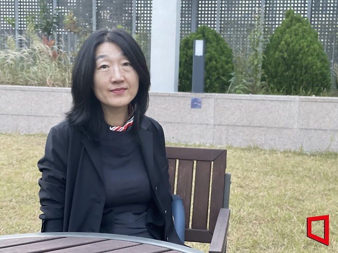 김명화 극단 난희 대표. [사진 = 김희윤 기자]