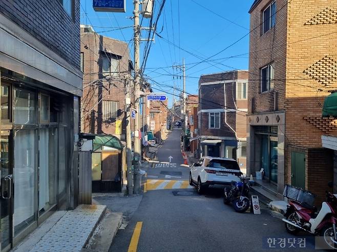 '한남3구역' 내 빌라촌 전경. 사진=이송렬 기자