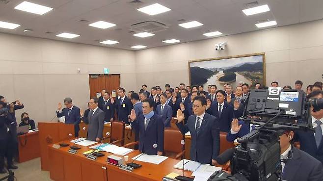 이재식 농협중앙회 부회장(첫줄 오른쪽 첫 번째)   조계원 기자 