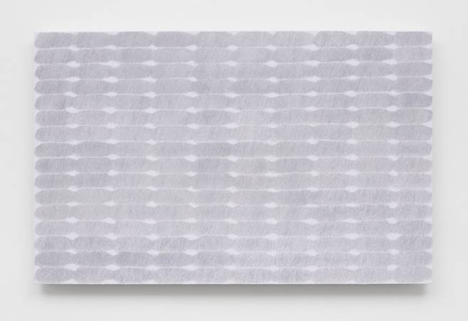 "Ecriture No. 190512-21” by Park Seo-bo (Park Seo-bo, White Cube)