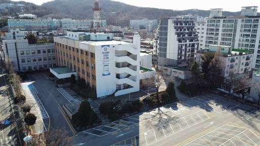 부천시 송내동 601번지 일원 옛 부천소사경찰서 터 전경. 김종구기자