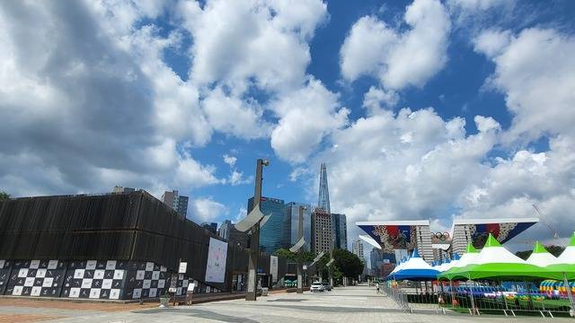 서울 송파구 올림픽공원 내 평화의문 B화장실 전경. 행정안전부