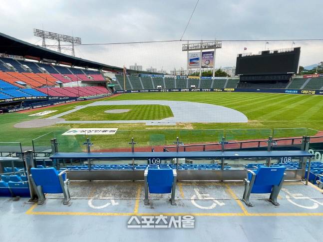 잠실구장 휠체어석. 잠실 | 황혜정기자. et16@sportsseoul.com