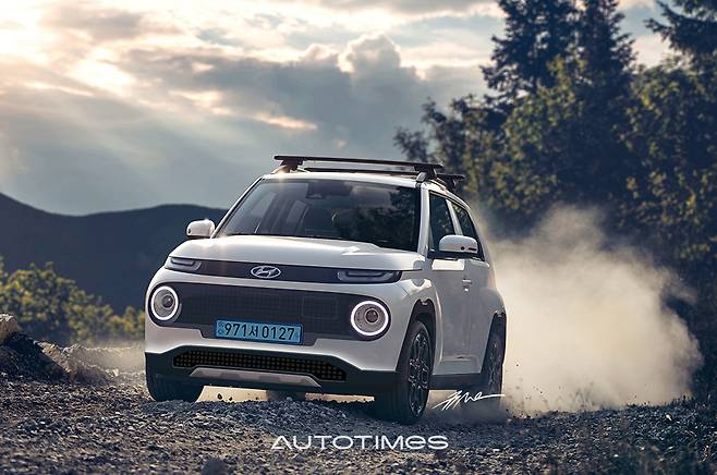 캐스퍼 EV 예상 그래픽 - 구기성 기자