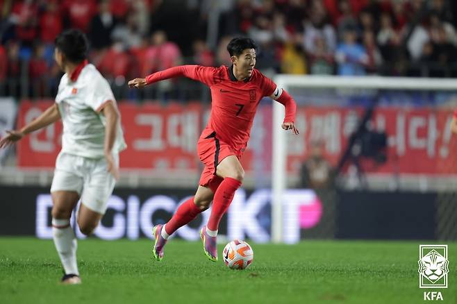 손흥민(남자 축구대표팀). 대한축구협회 제공