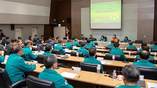 핼러윈데이 대비 유관기관 합동 대책회의 [용산구 제공]