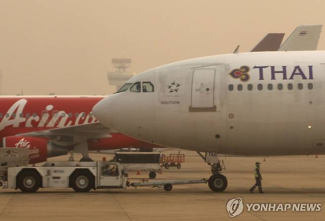 치앙마이공항의 여객기 [EPA 연합뉴스 자료사진. 재판매 및 DB 금지]