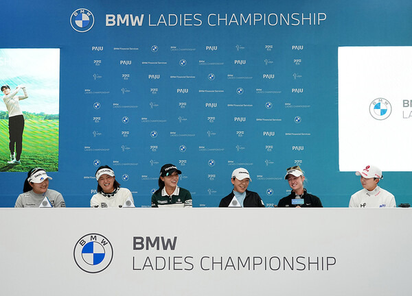 2023년 미국여자프로골프(LPGA) 투어 BMW 레이디스 챔피언십에 출전하는 유해란, 고진영, 리디아 고, 신지애, 넬리 코다, 김효주 프로. 사진제공=BMW 코리아