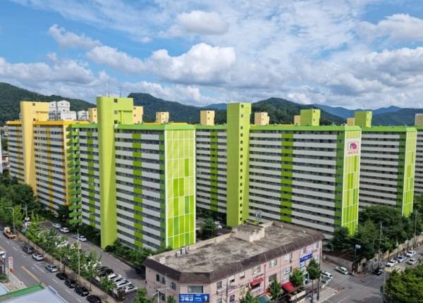 전남 화순 부영 사랑으로 아파트 단지 전경. 부영그룹&nbsp;