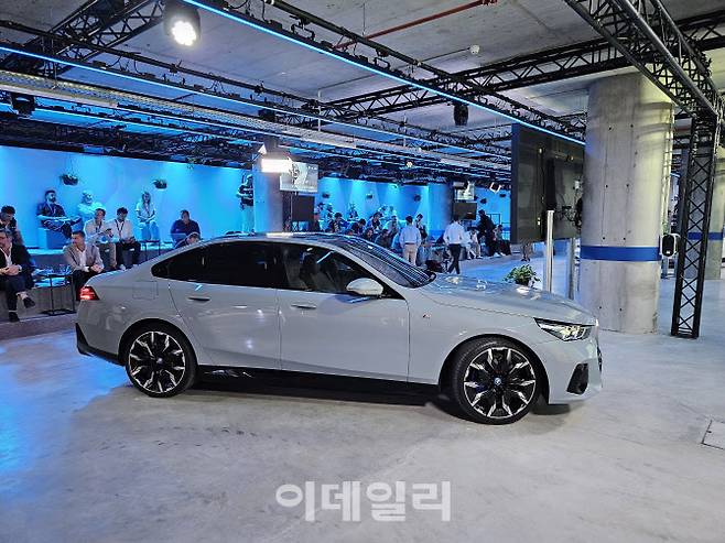 BMW가 리스본에서 개최한 ‘THE i5 & THE BMW i7 M70’ 글로벌 미디어 출시 행사. (사진=이데일리 박민)