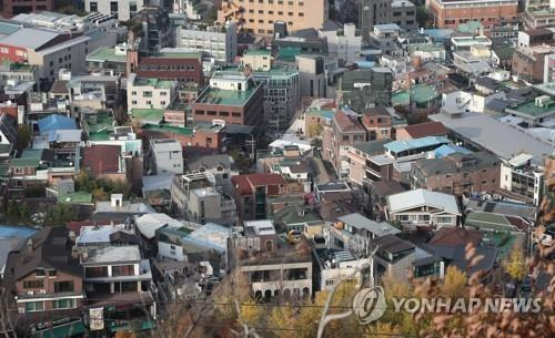 서울 시내 주택가 [연합뉴스 자료사진]