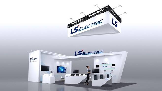 A rendering of LS Electric’s booth in KORMARINE 2023 [Courtesy of LS Electric]