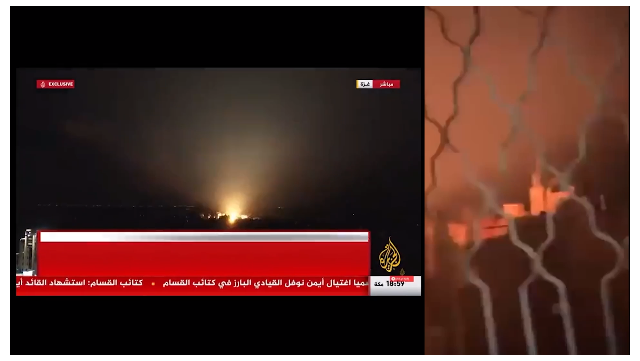 ⓒ〈알자지라〉 송출 동영상 갈무리