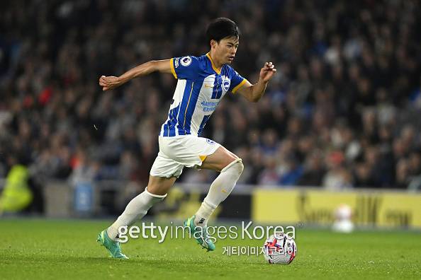 미토마는 자신의 EPL 데뷔시즌에서 맹활약하며 여름 이적시장부터 꾸준히 이적설에 이름을 올렸다. 사진=게티이미지