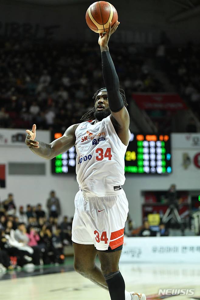 [서울=뉴시스]프로농구 서울 SK 자밀 워니 (사진 = KBL 제공)