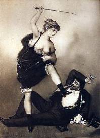 모피를 입은 비너스 1902년 삽화.