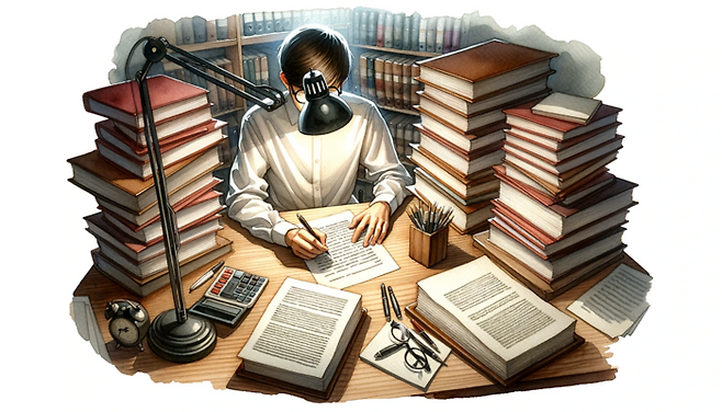 논문 리뷰어를 상상한 모습 (Created with DALLE-3)