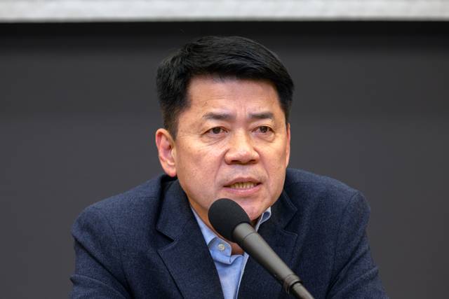 ▲ 17일 서울 중구 프레스센터에서 열린 토론회 '미·중 전략경쟁, 우리가 주목해야 할 점은 무엇인가?'에서 김준형 한동대학교 교수가 주제 발표하고 있다. ⓒ프레시안(이명선)