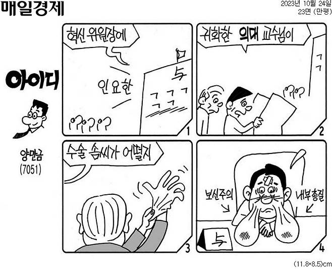 ▲ 24일 매일경제 4컷만화 아이디