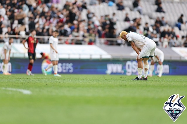 강원FC가 22일 FC서울전에서 1-2로 패했다. /사진=한국프로축구연맹 제공