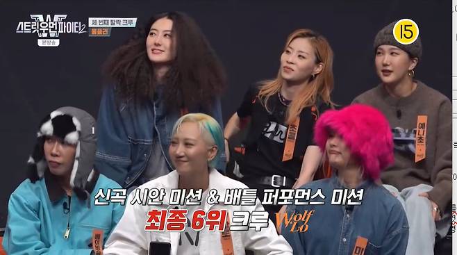 Mnet ‘스트릿 우먼 파이터2’ 캡처