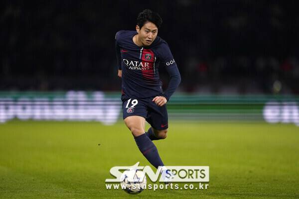 파리 생제르맹 FC 공격형 미드필더 이강인. 사진┃뉴시스/AP