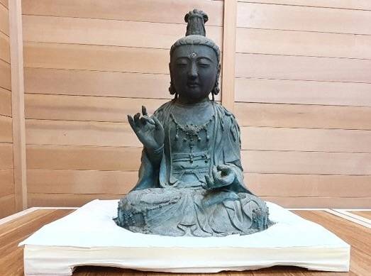 금동관음보살좌상. 사진제공=문화재청