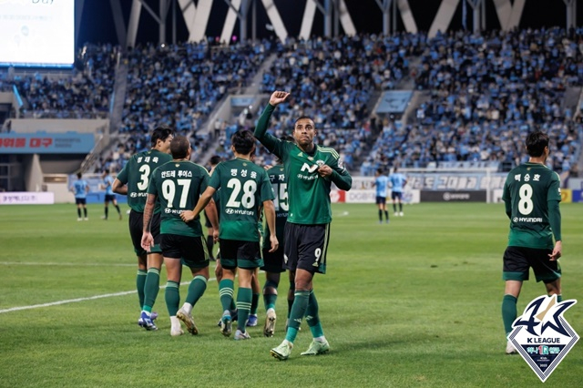 전북현대 선수들. /사진=한국프로축구연맹 제공