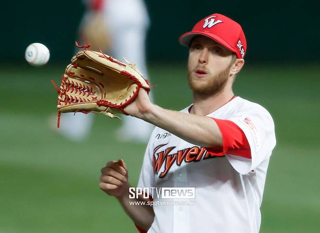 ▲ SK 와이번스 시절 메릴 켈리 ⓒ 스포티비뉴스DB