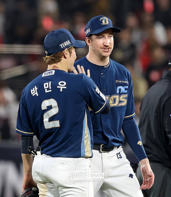 ▲ 박민우 페디 ⓒ곽혜미 기자